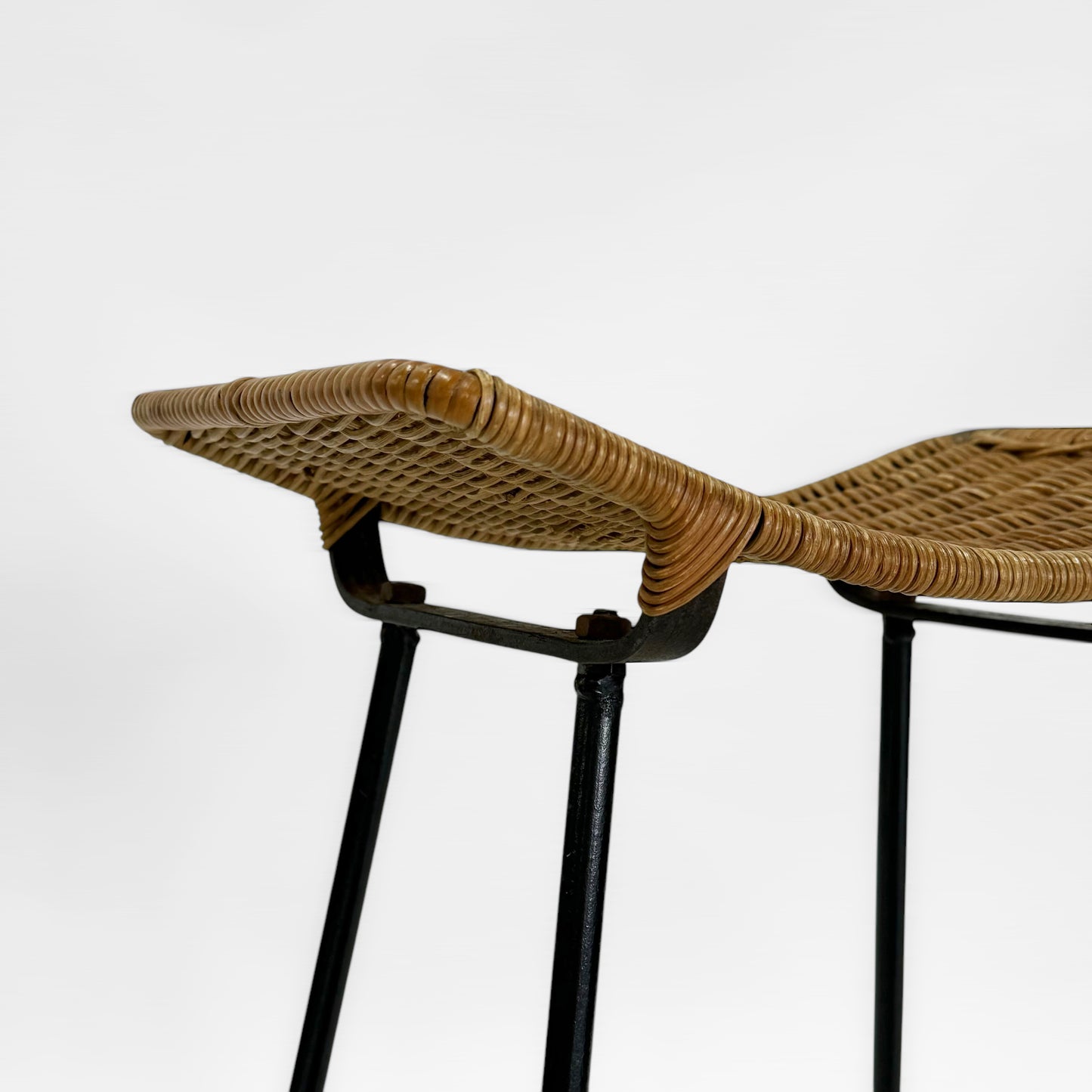 ラタンシート ハイスツール