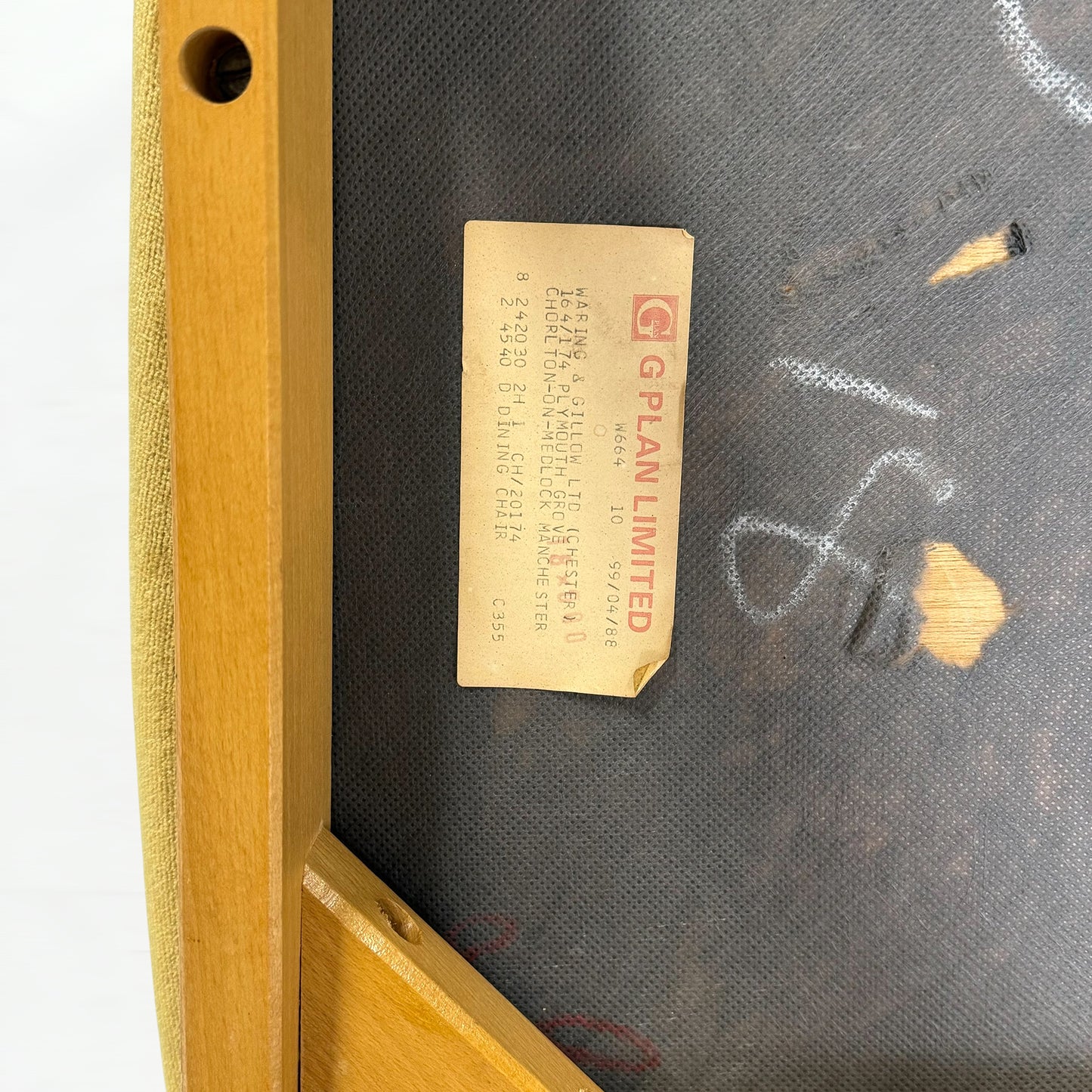 G-PLAN スラットバックチェア