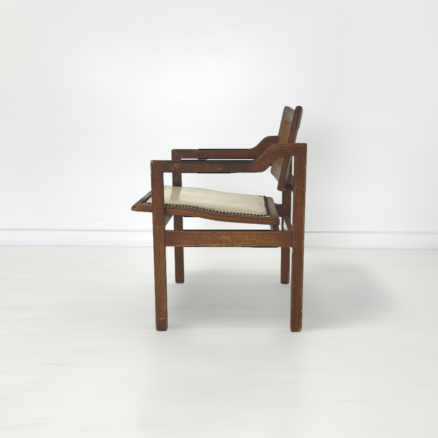 アームチェア ホワイトレザー