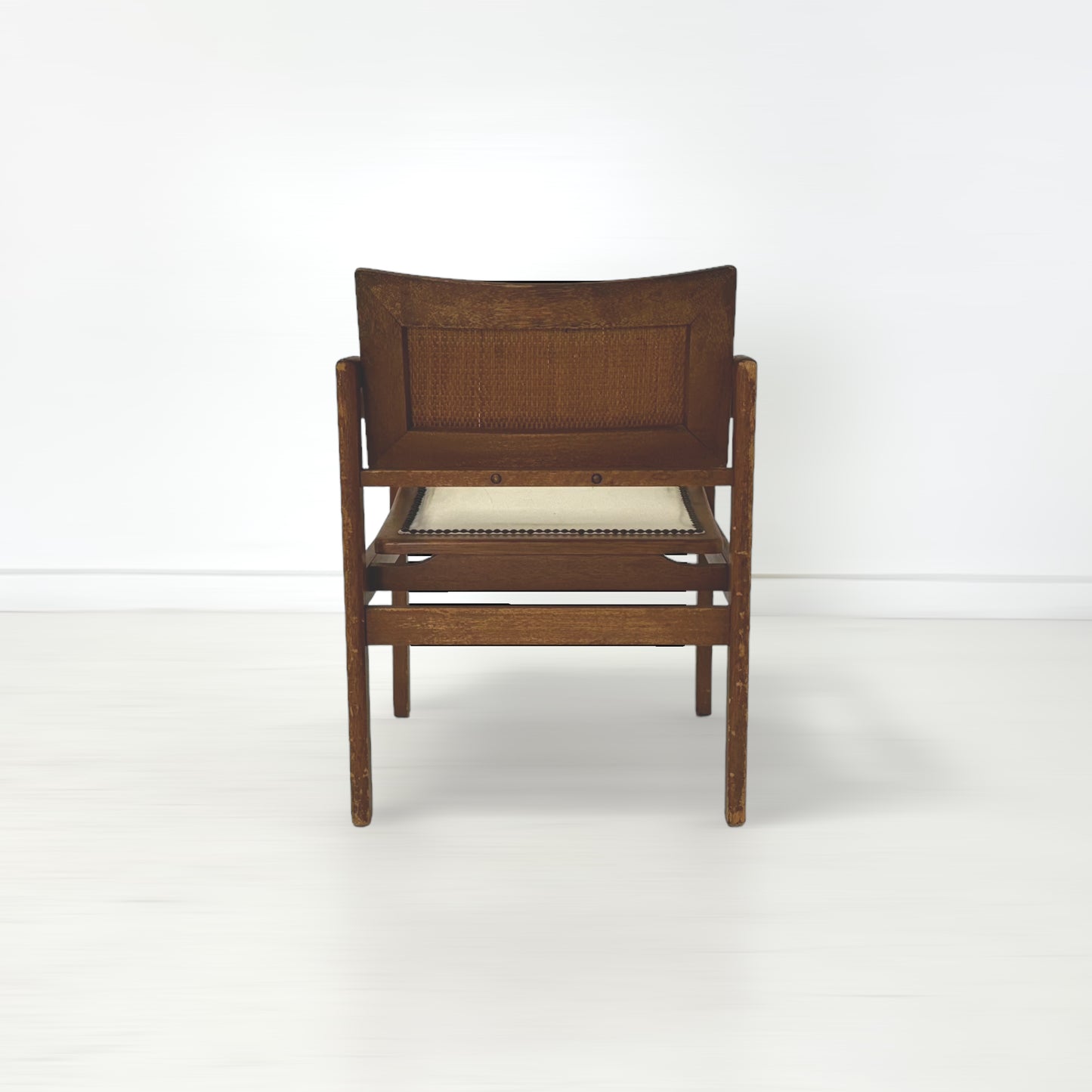 アームチェア ホワイトレザー