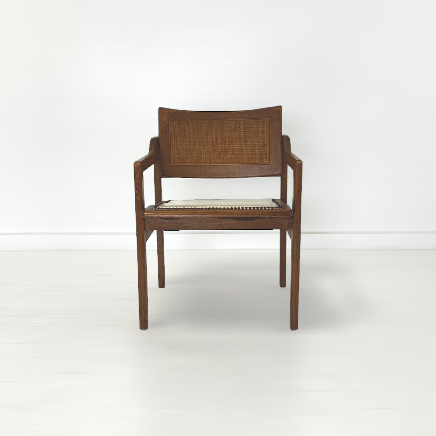 アームチェア ホワイトレザー