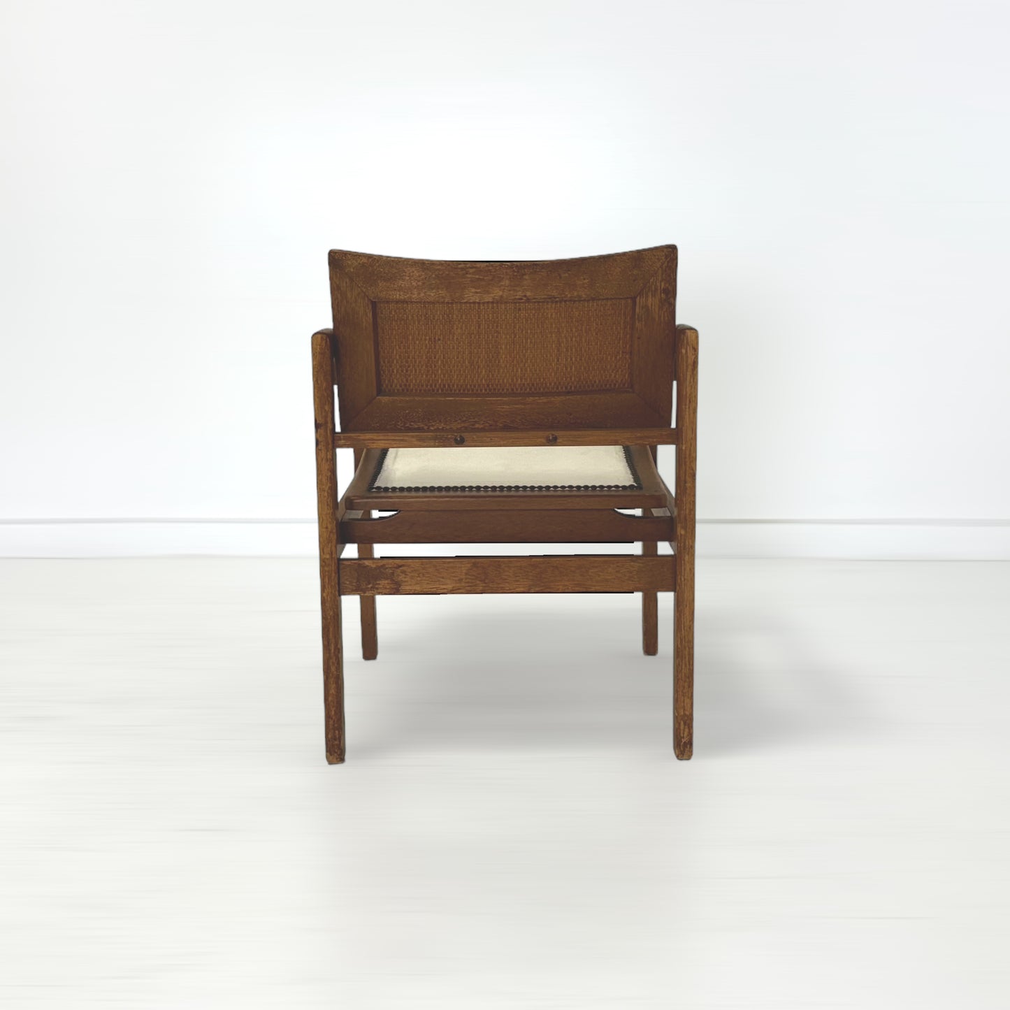 アームチェア ホワイトレザー