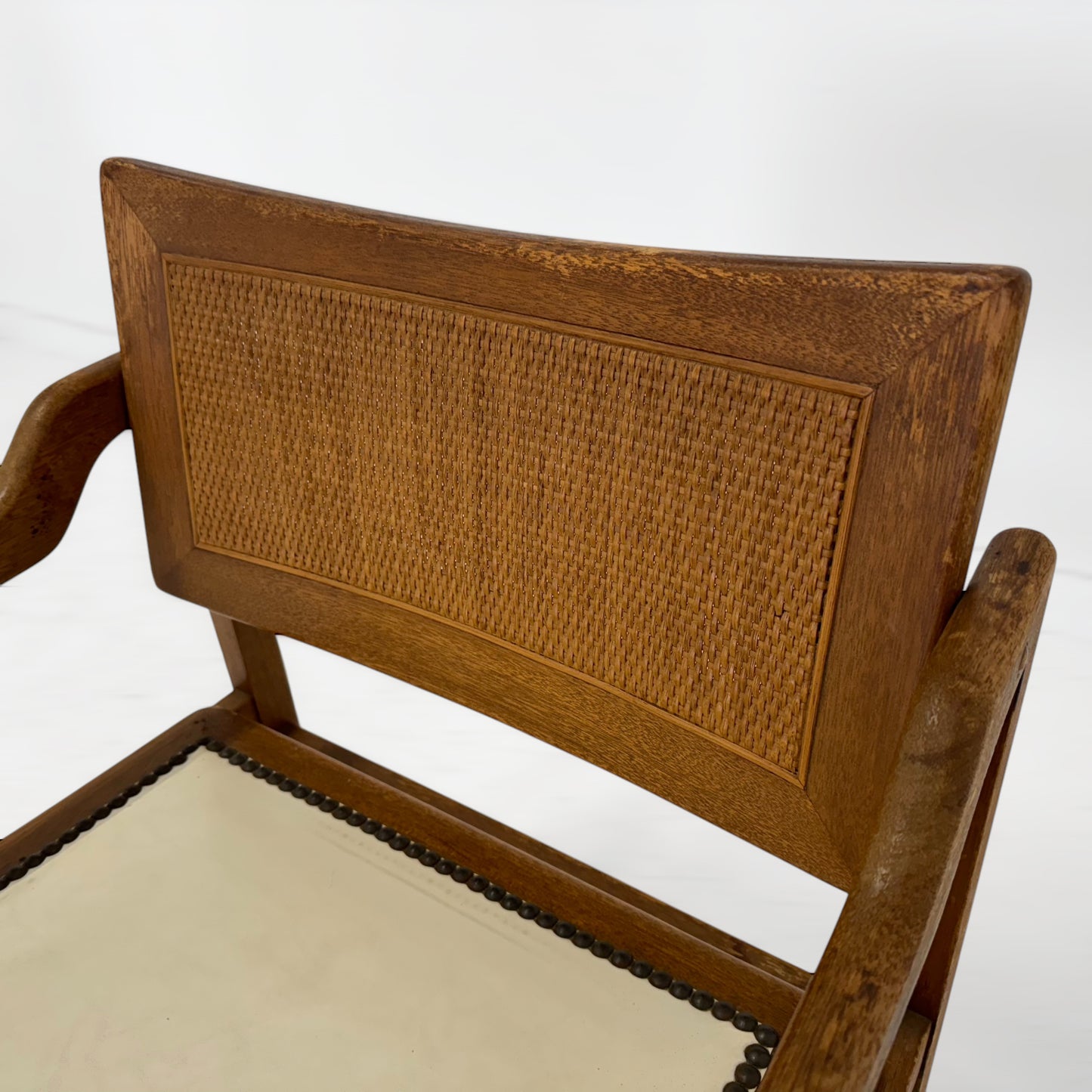 アームチェア ホワイトレザー