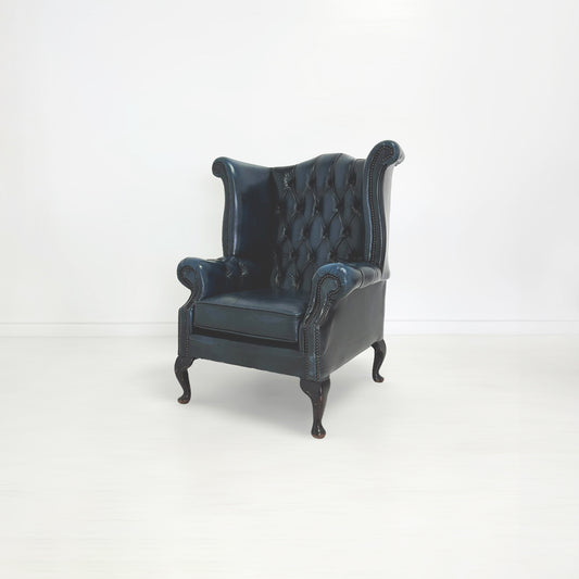 チェスターフィールド ウィングバック 1シーターソファ