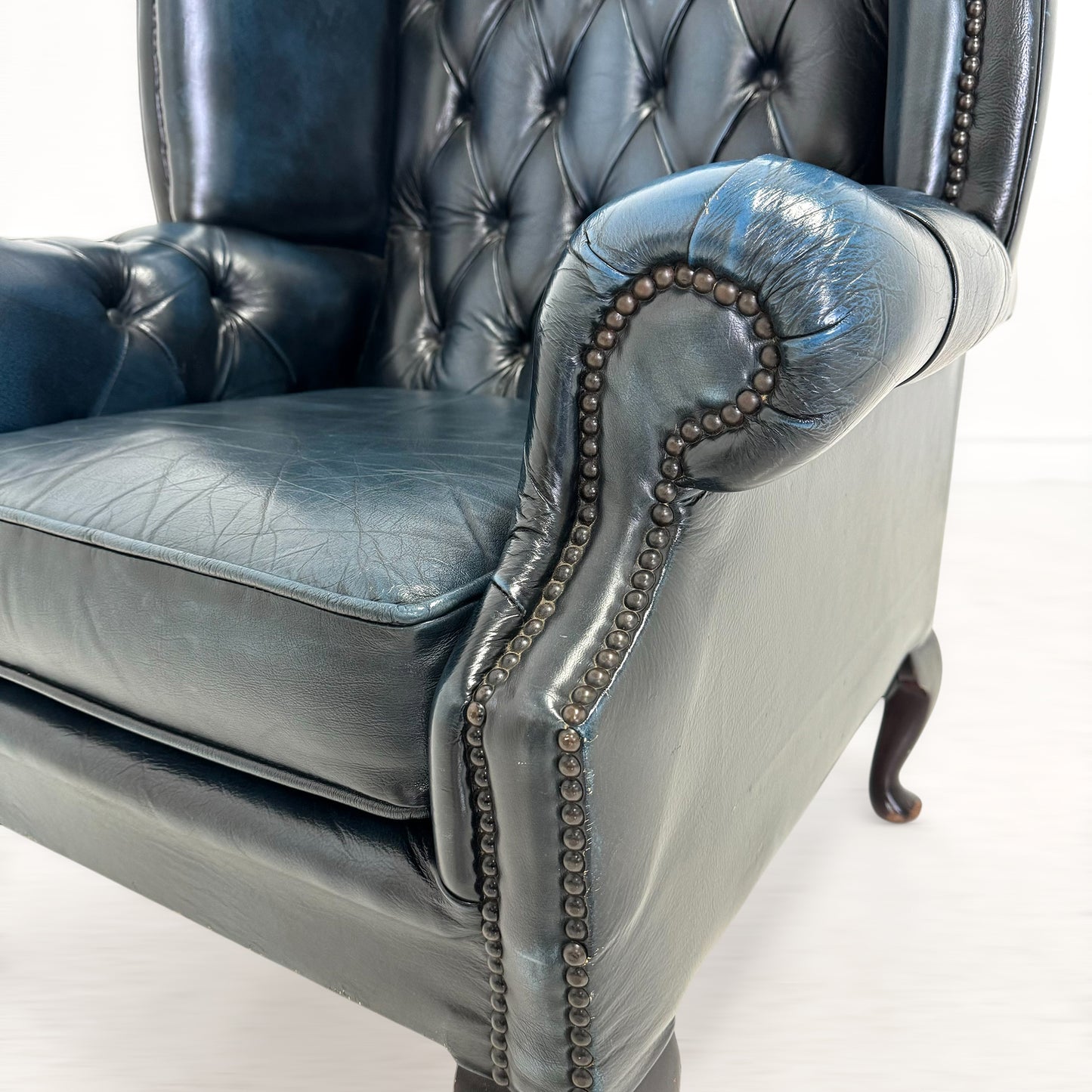 チェスターフィールド ウィングバック 1シーターソファ