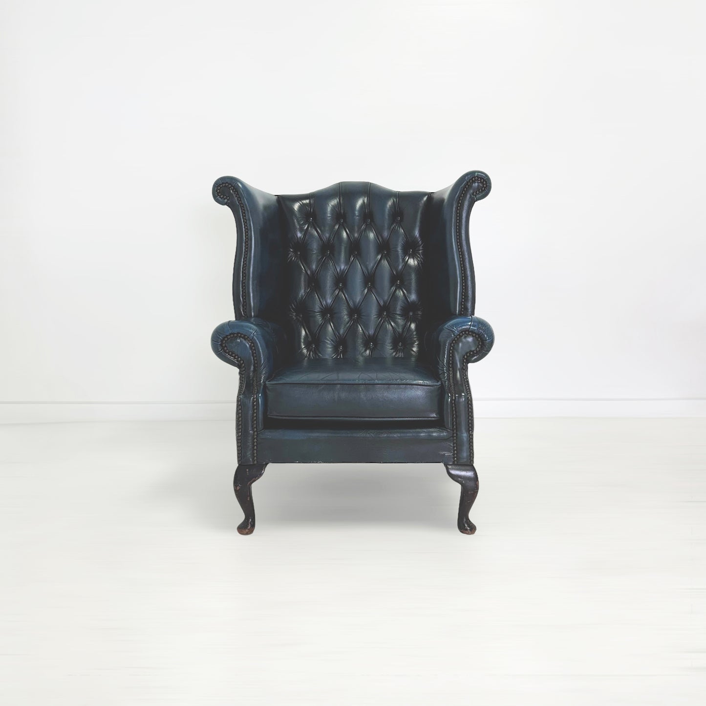 チェスターフィールド ウィングバック 1シーターソファ