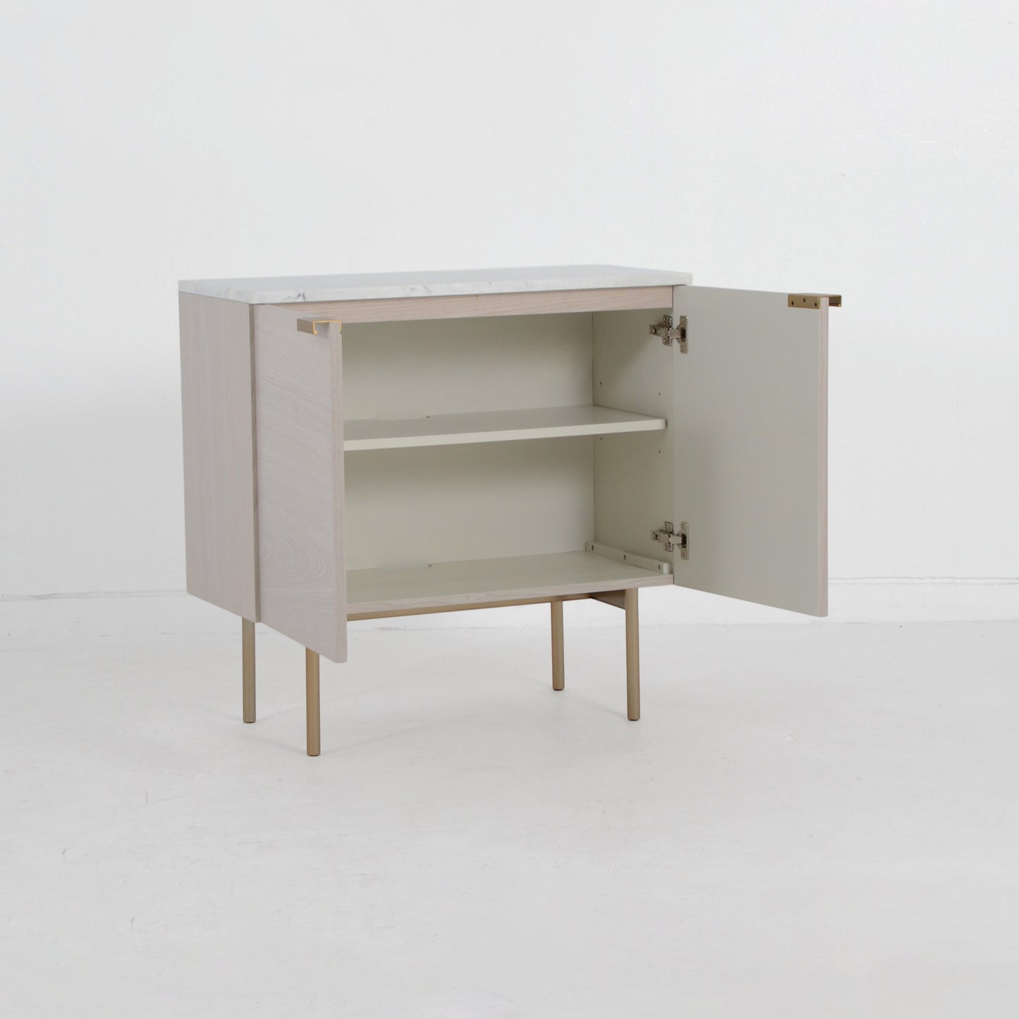 ホワイトチェスト マーブルトップ